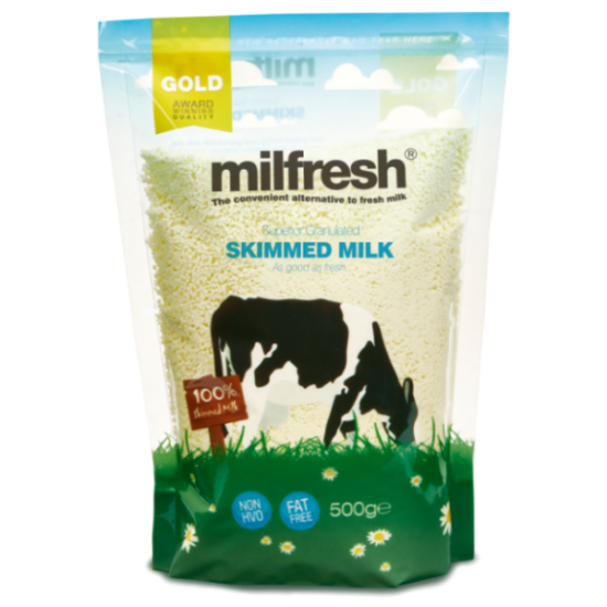 Milfresh Gold 20 x 500g - 1 Free Pack* - Superior Granulated Skimmed Milk Milfresh Gold 20 x 500g - 1 Free Pack* - Superior Granulated Skimmed Milk
