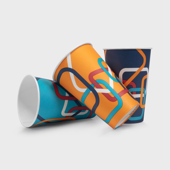Disposable Paper Cup Benders Amalfi Paper vending cups PEFC 9oz / 256ml (50) Disposable Paper Cup Benders Amalfi Paper vending cups PEFC 9oz / 256ml (50)