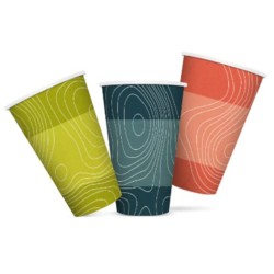 Disposable Paper Cup Benders dell'Etna Twin Double-Wall Takeaway Cups PEFC 34cl / 12oz (600)