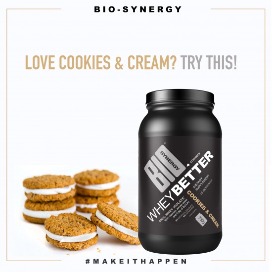 Whey Better cookies & Cream (2250g) 75 servings Whey Better cookies & Cream (2250g) 75 servings