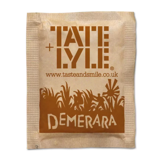Tate & Lyle Demerara Sugar Sachets (2.5kg / 1000 units) - Ideal for hotels Tate & Lyle Demerara Sugar Sachets (2.5kg / 1000 units) - Ideal for hotels