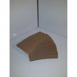 Cup sleeve 12/16oz Large Brown cup insulator sample (1)