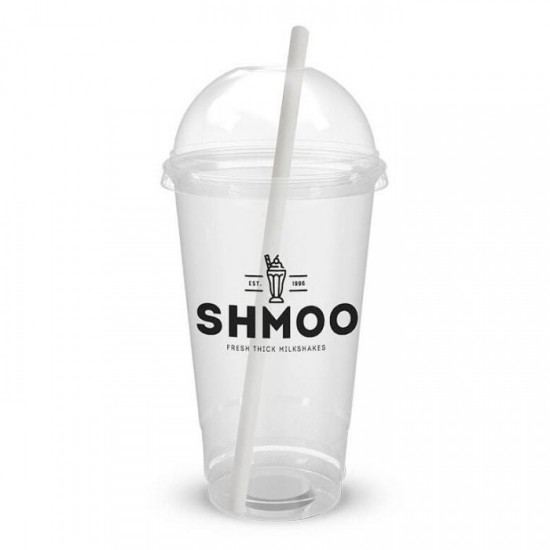 Shmoo Cups Large recycleable plastic (Inc Lids Paper Straws) - 22oz / 625ml (1) Shmoo Cups Large recycleable plastic (Inc Lids Paper Straws) - 22oz / 625ml (1)