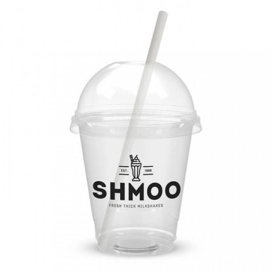 Shmoo Cups small recycleable plastic (Inc Paper Straws) - 13oz / 369ml (1) Shmoo Cups small recycleable plastic (Inc Paper Straws) - 13oz / 369ml (1)