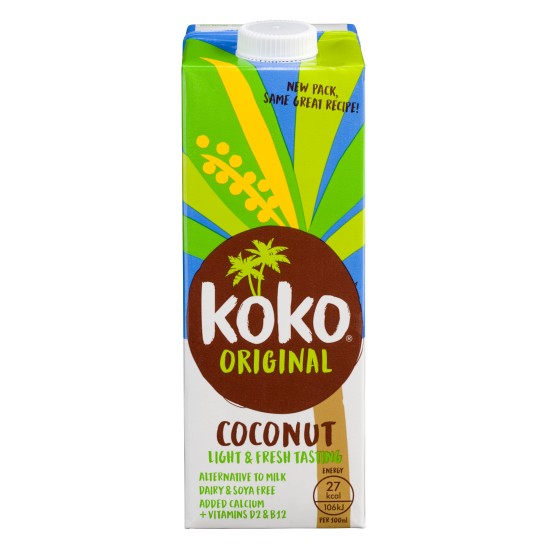 Koko Long Life Plant-Based Milk Alternative - Original Plus Calcium (1L) - Vegan & Vegetarian Friendly Koko Long Life Plant-Based Milk Alternative - Original Plus Calcium (1L) - Vegan & Vegetarian Friendly