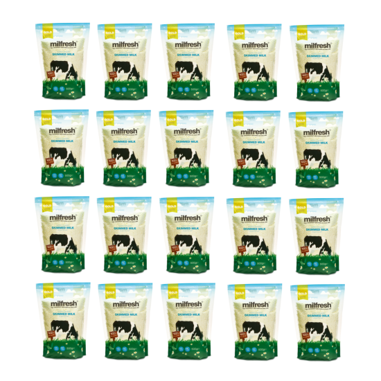 Milfresh Gold 20 x 500g - 1 Free Pack* - Superior Granulated Skimmed Milk Milfresh Gold 20 x 500g - 1 Free Pack* - Superior Granulated Skimmed Milk