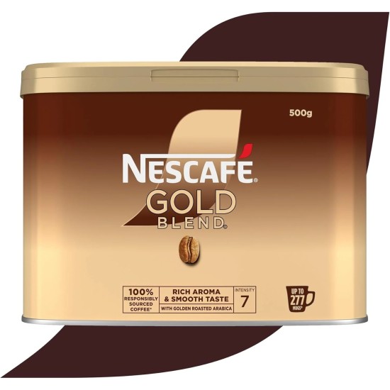 Nescafe Gold Blend Instant Freeze Dried Coffee Granules (500g tin) Nescafe Gold Blend Instant Freeze Dried Coffee Granules (500g tin)