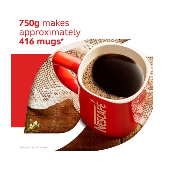 Nescafe Original Instant Coffee Granules (750g tin) - 416 Cups Nescafe Original Instant Coffee Granules (750g tin) - 416 Cups