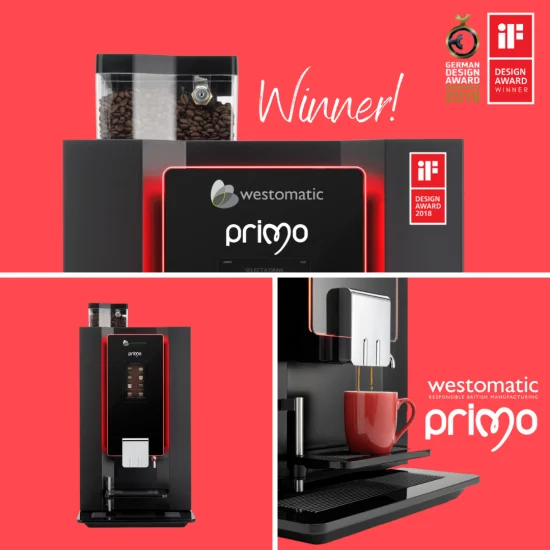 Primo Touch Bean-to-cup Coffee Machine w/ Touch Screen Primo Touch Bean-to-cup Coffee Machine w/ Touch Screen