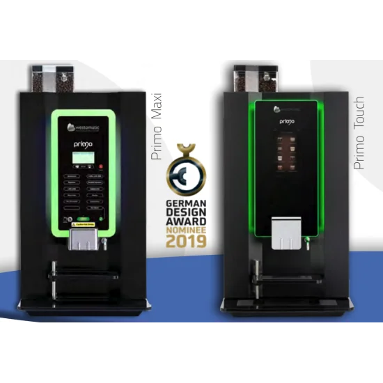 Primo Touch Bean-to-cup Coffee Machine w/ Touch Screen Primo Touch Bean-to-cup Coffee Machine w/ Touch Screen