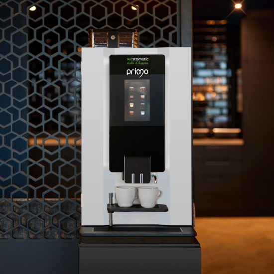 Primo X Coffee Machine - Dispense 2 Drinks Simultaneously Primo X Coffee Machine - Dispense 2 Drinks Simultaneously