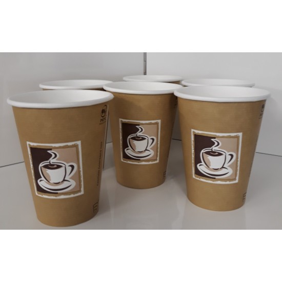 Benders Caffe 12oz / 340ml Disposable Paper Coffee Cups (25) Benders Caffe 12oz / 340ml Disposable Paper Coffee Cups (25)