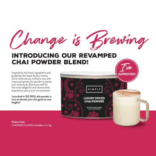 Simply Spiced Chai Latte (4 x 1kg) Simply Spiced Chai Latte (4 x 1kg)