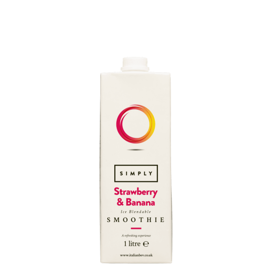 Simply Smoothie - Strawberry & Banana (12 x 1ltr) Simply Smoothie - Strawberry & Banana (12 x 1ltr)