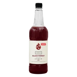 Coffee syrup - IBC Simply Black Forest Sugar Free Syrup (1LTR) - Vegan