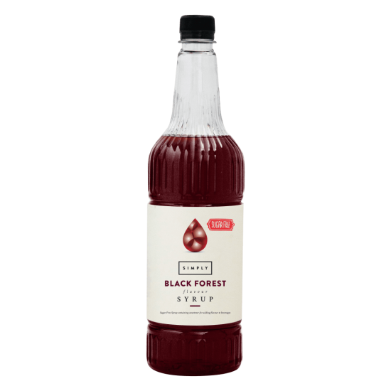 Coffee syrup - IBC Simply Black Forest Sugar Free Syrup (1LTR) - Vegan Coffee syrup - IBC Simply Black Forest Sugar Free Syrup (1LTR) - Vegan