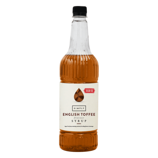 Coffee syrup - IBC Simply English Toffee Sugar Free Syrup (1LTR) - Vegan & Nut-Free Coffee syrup - IBC Simply English Toffee Sugar Free Syrup (1LTR) - Vegan & Nut-Free