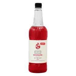 Coffee syrup - IBC Simply Rhubarb Sugar Free Syrup (1LTR) - Vegan & Nut-Free