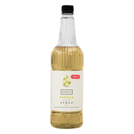 Coffee syrup - IBC Simply Vanilla Sugar Free Syrup (1LTR) - Vegan & Halal Certified Coffee syrup - IBC Simply Vanilla Sugar Free Syrup (1LTR) - Vegan & Halal Certified
