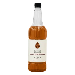 Coffee syrup - IBC Simply English Toffee Syrup (1LTR) - Vegan, Nut-Free & Halal Certified