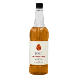 Coffee syrup - IBC Simply Honeycomb Syrup (1LTR) - Vegan, Nut-Free & Halal Certified