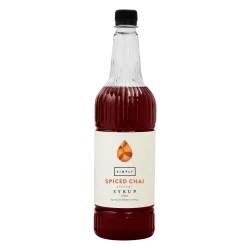 Coffee syrup - IBC Simply Spiced Chai Syrup (1LTR) - Vegan & Nut-Free
