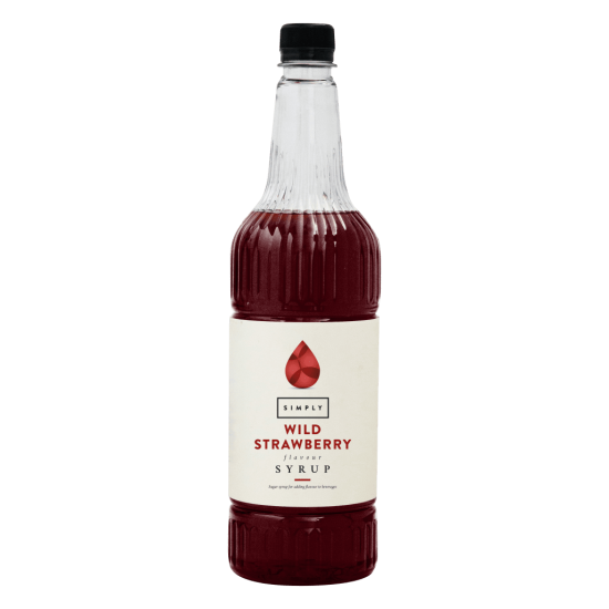 Coffee syrup - IBC Simply Wild Strawberry Syrup (1LTR) - Vegan, Nut-Free & Halal Certified Coffee syrup - IBC Simply Wild Strawberry Syrup (1LTR) - Vegan, Nut-Free & Halal Certified