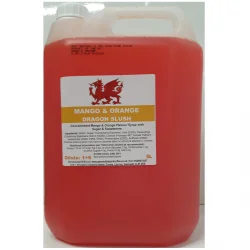 Mango & Orange Slush Syrup (5 litres) - Slush, Slushy, Slushie, Slush Puppy, Slush Puppie