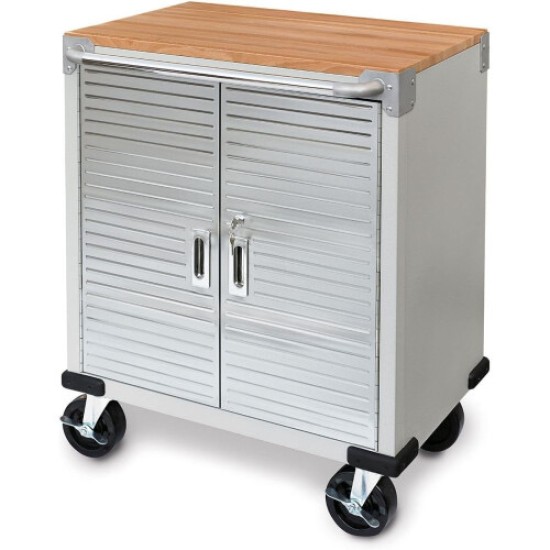 Lockable Trolley Base 2-Door Rolling Cabinet Lockable Trolley Base 2-Door Rolling Cabinet