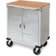Lockable Trolley Base 2-Door Rolling Cabinet Lockable Trolley Base 2-Door Rolling Cabinet