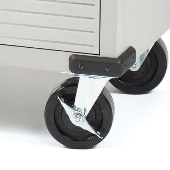 Lockable Trolley Base 2-Door Rolling Cabinet Lockable Trolley Base 2-Door Rolling Cabinet